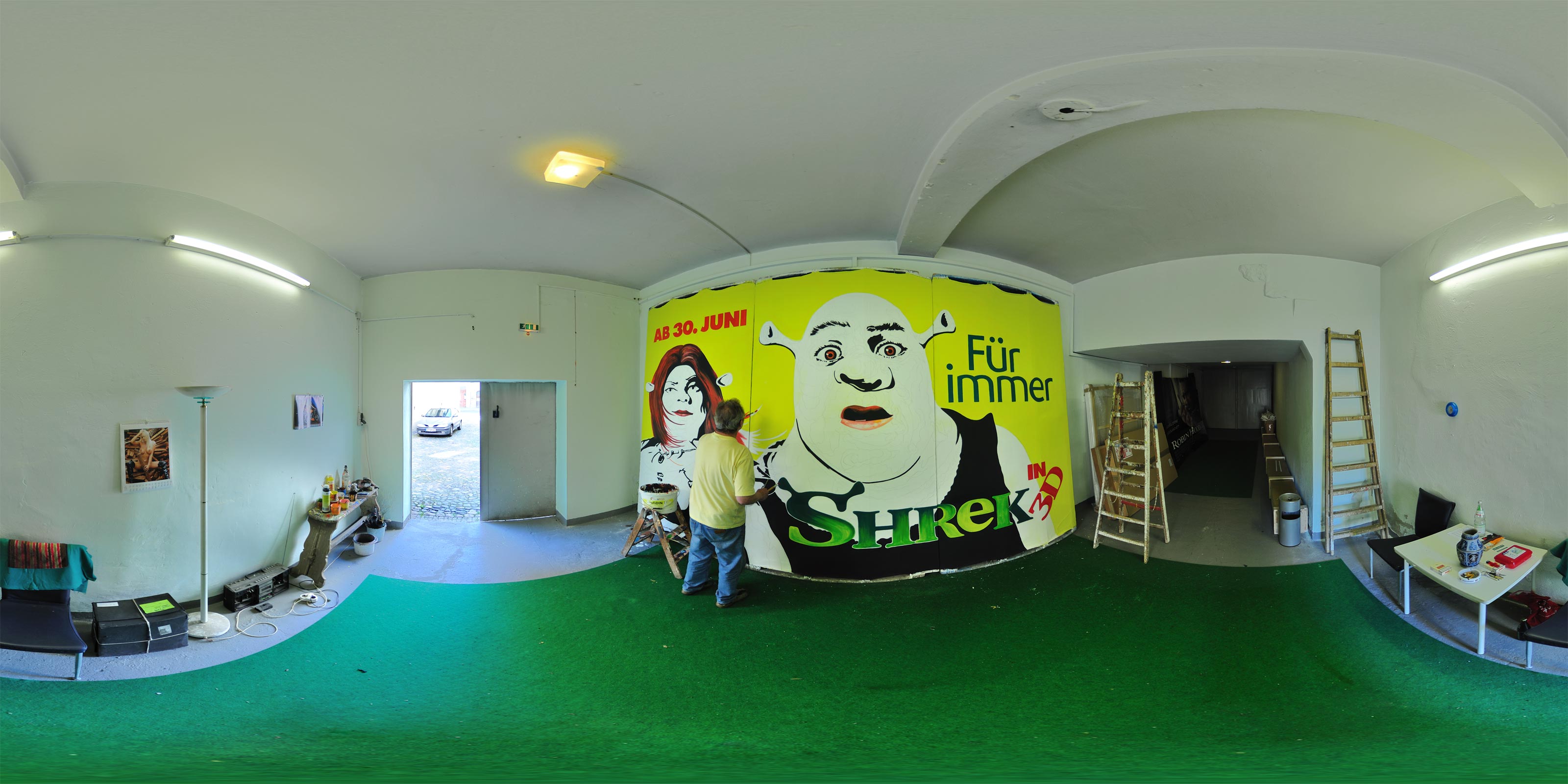 letzter aktiver Theatermaler Deutschlands