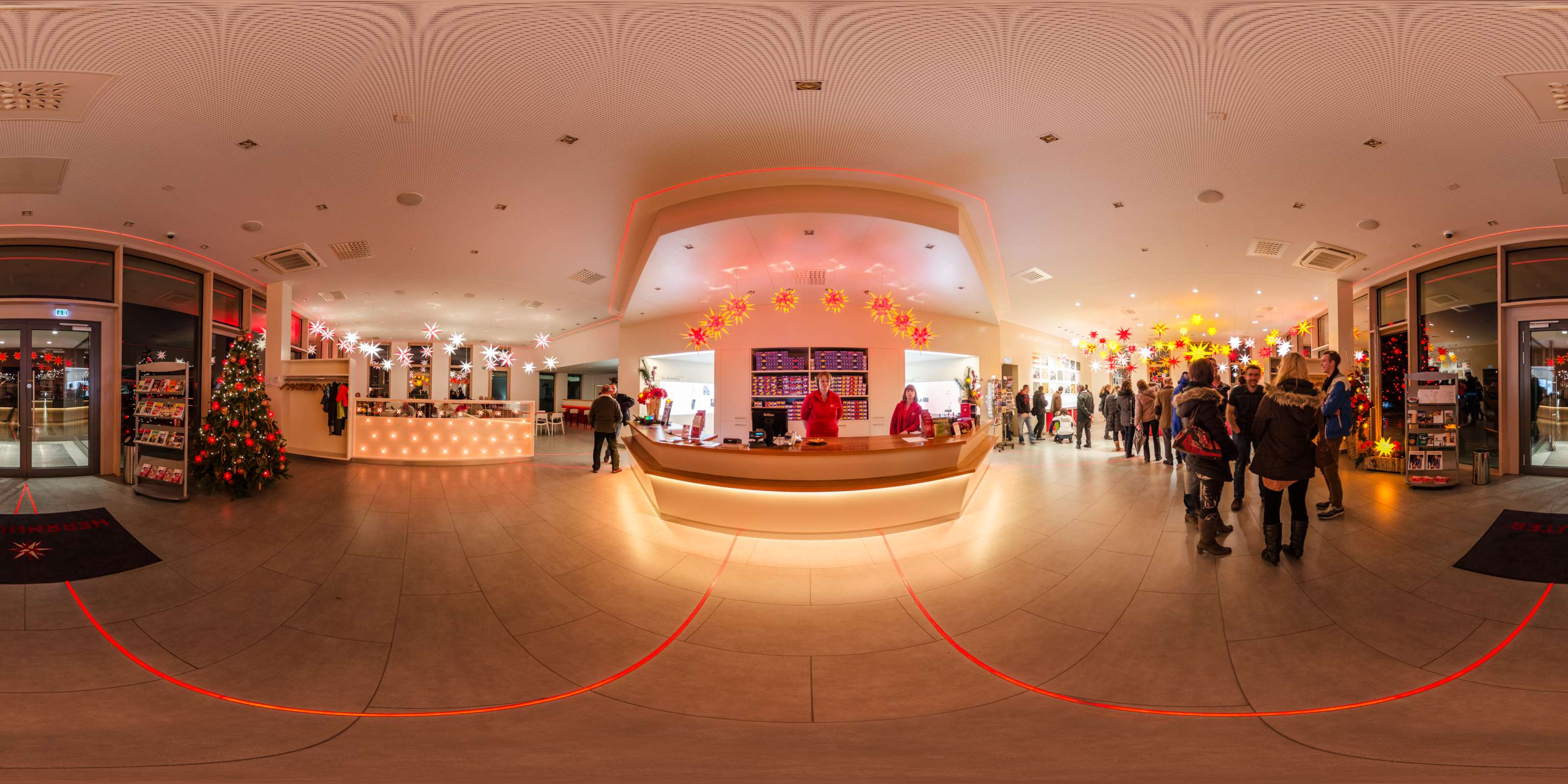 Herrnhuter Sterne Manufaktor - Ausstellungsraum