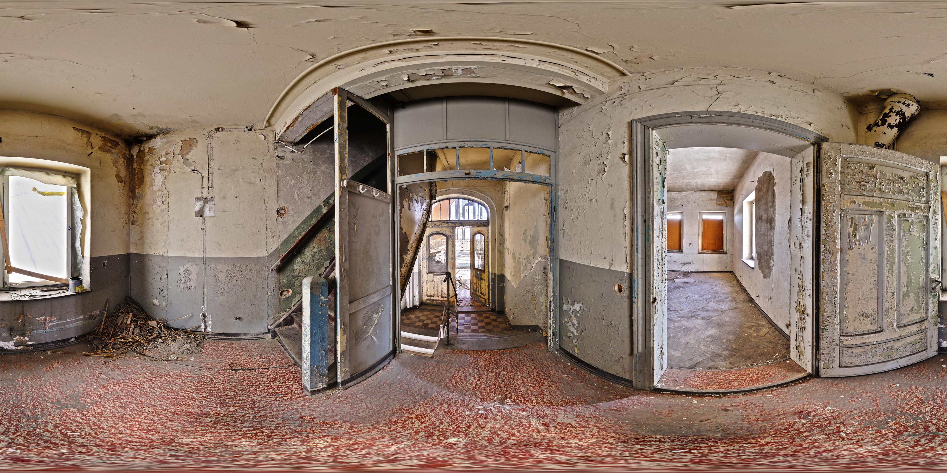 Treppenaufgang im Maschinenhaus