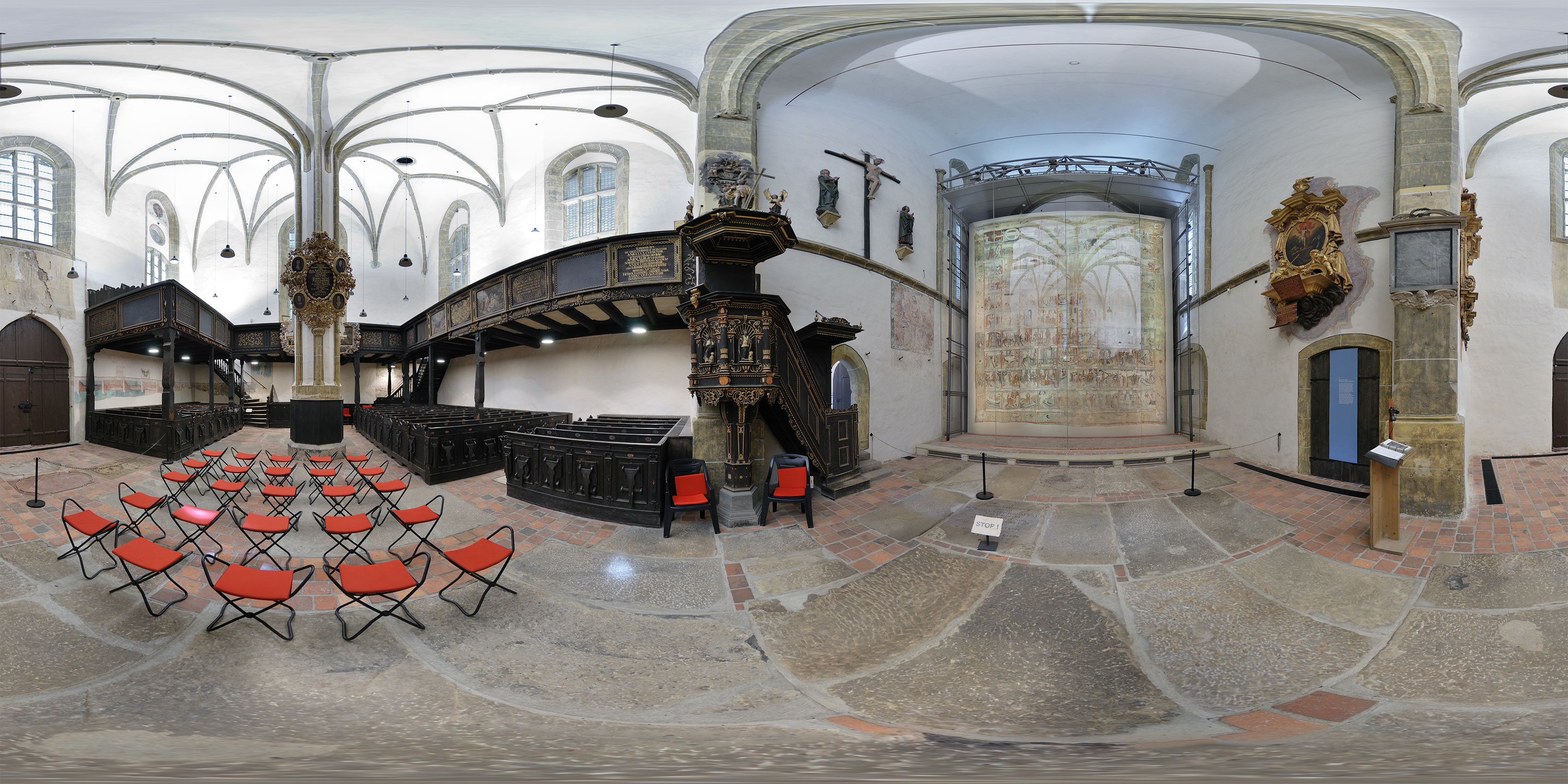 Museum "Kirche zum Heiligen Kreuz" mit dem "Großen Fastentuch"