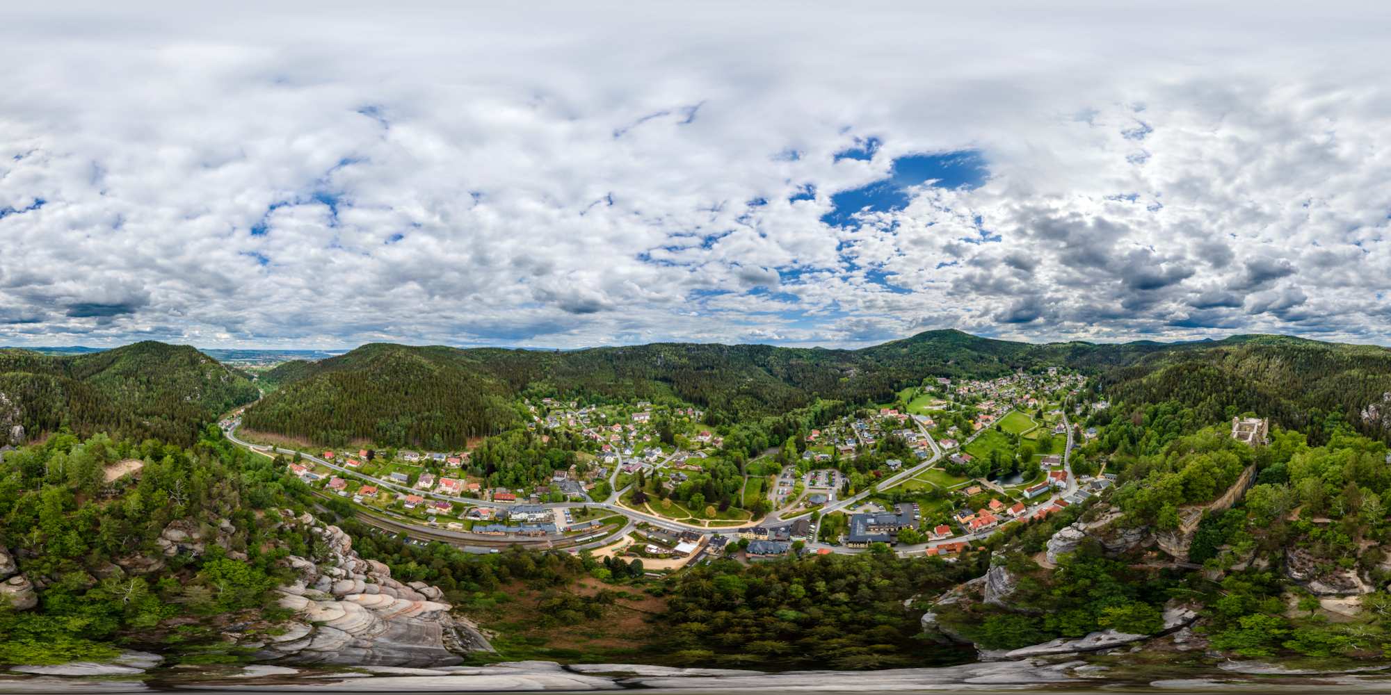 Luftpanorama - Süd-Ostansicht
