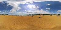 360 Grad Panorama: Badestrand (FREIZEIT-OASE Olbersdorfer See)