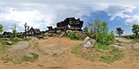 360 Grad Panorama: Felsentor (Berg Töpfer 582m)