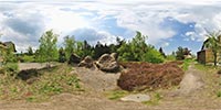 360 Grad Panorama: Felsformation Schildkröte (Berg Töpfer 582m)