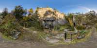 360 Grad Panorama: Mühlsteinbrüche (Gemeinde Jonsdorf)