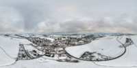 Luftpanorama - Oberoderwitz Winter 2021